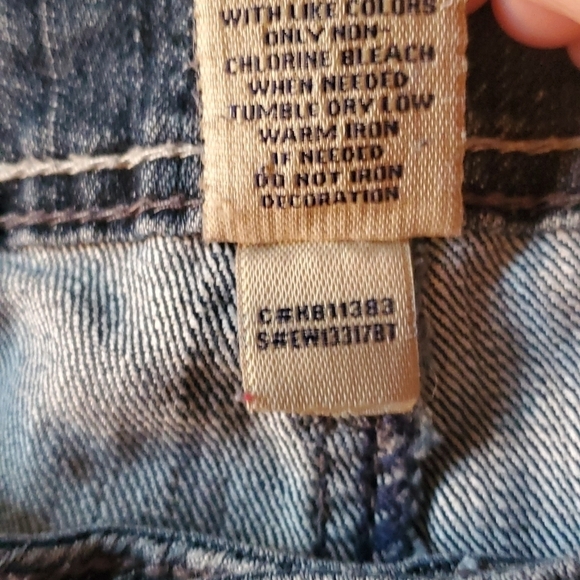 Earl Jeans Embellished Pockets Sz. 8 Blue Jeans - Picture 9 of 12